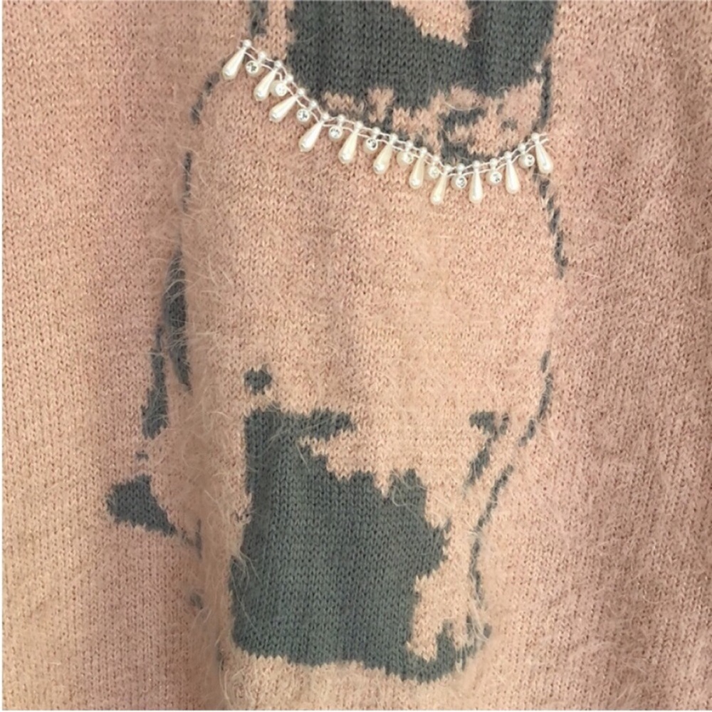 Christmas Holiday Winter French bulldog Sweater - Picture 3 of 8